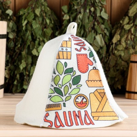Bath cap "Sauna"