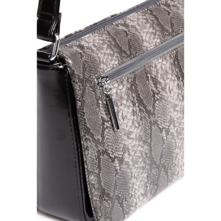Cross-Body Bag, eco-leather, ludor gray, 27x7x2x20 cm-2