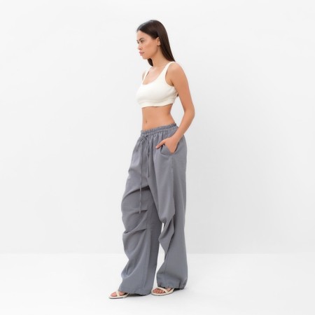 Cargo trousers Women's Mist Summer Time, Gray, p. M (46-48)-5