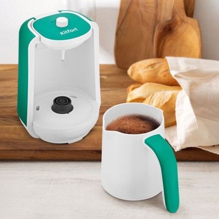 Electric Turk KitFort KT-7135-2, 400-480 W, 250 ml, cord 0.7 m, white-green-1