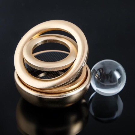 The accessory on the panel, gravitational rings, rotates from the sun, gold-2