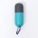 A container with a flashlight, cleaning packages for dogs (roll 15 pcs), blue