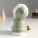 Souvenir Polystone Light "Goose in a fur coat with a hood with a snowball" 10x10x14 cm