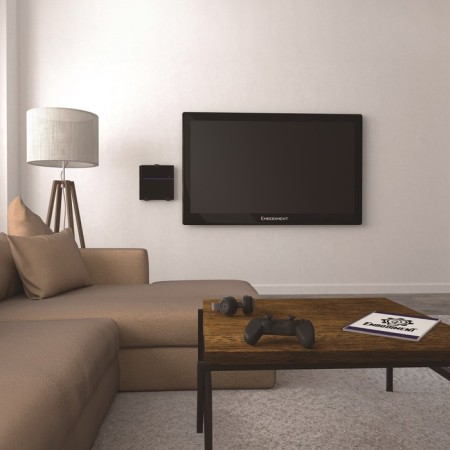 Universal bracket for game consoles, wall, black-4