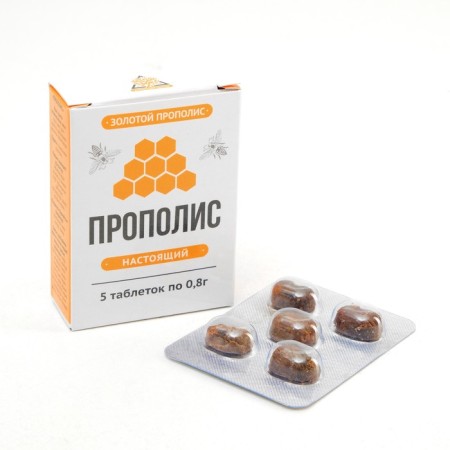 Popolis Natural Bee, 5 tablets of 0.8 g