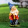 Garden figure "Dwarf gardener with a shovel" 29x14x13cm