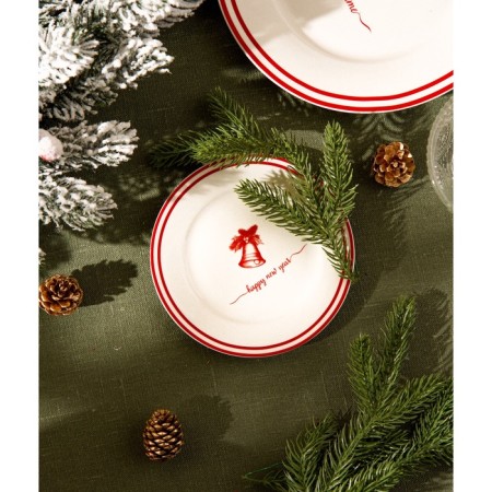 New Year's plate SL Home "Great Time", d = 16 cm, dessert, porcelain-8