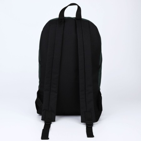 Backpack school Textile Tennis, 46x30x10 cm, vertical pocket, green color-3
