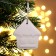 Christmas tree decoration for painting "House" with a suspension, brush