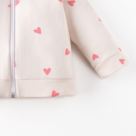 Set: Huds and pants crumb I am a “bunny”, height 86-92 cm, beige color/pink-5