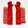 Carnival accessories with fringe, red color