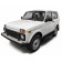 Thresholds for the car "BMW-Style Circle" Rival for VAZ 2121 (4x4) 1993-2021/Niva Legend 2121 2021-n.