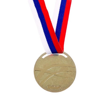 Medal thematic "struggle", gold, d = 5 cm-3