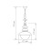 Elektrostandard Lamp Garden-Park, 60 W, E27, IP44, suspended, talli h black