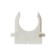 Clip for the mounting pistol Ø 16 mm, white (100 pcs/UP) rexant