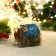 Christmas ball D-5 cm "delicate flowers" manual painting
