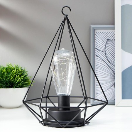 Nightlight 16126/1 LED from batteries 3haa black 17.5x19.5x28 cm Risalux-1