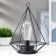 Nightlight 16126/1 LED from batteries 3haa black 17.5x19.5x28 cm Risalux