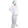 Carnival costume "White Bear", overalls, hat, rr 50-52, height 180 cm
