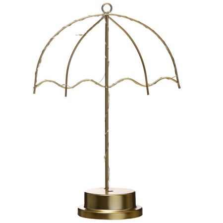 Night -bend "Umbrella" LED from batteries 3haa gold 10x22.5x31.5 cm Risalux-8