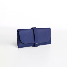 Case for glasses on the clue, the color is blue