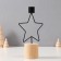 Summary metal, wood on 1 candle "Star" d = 2 cm 11x5.5x17.5 cm