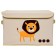 Storage box with a lid "Leo", 38x26x26 cm