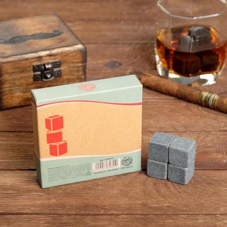 A set of stones for whiskey "beckoning", 4 pcs-1