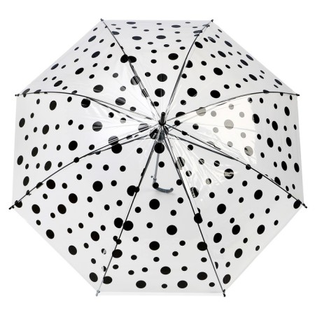 Children's umbrella "peas", semi -automatic, r = 45cm, transparent/black color-2