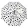 Children's umbrella "peas", semi -automatic, r = 45cm, transparent/black color