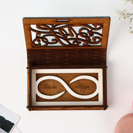 Casket for rings "Infinity", 12x7.9 cm-7