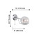Bra Darina, 1x40W E14, Color Chrome