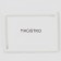 Porcelain dining plate Magistro "Tandy", 25 × 20 cm, white color
