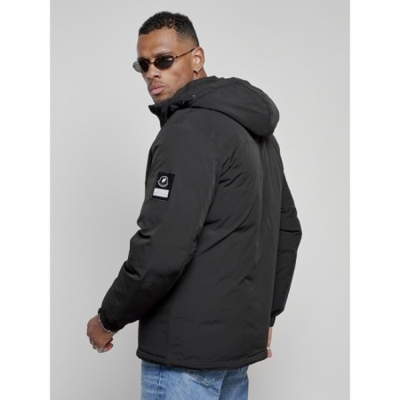 Sports male winter, size 58, black color-9