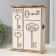 Keywood tree 6 hooks "Keys" 6.2x19.5x25.2 cm