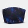Cosmetic bag with lightning, black/blue color