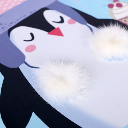 Universal diary for grades 1-11, 48 sheets “Penguin and ice cream”, hard cover, artificial leather, tinted block 70 g/m2-2