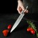 Kitchen knife "metallic", blade 17.5 cm, silver color