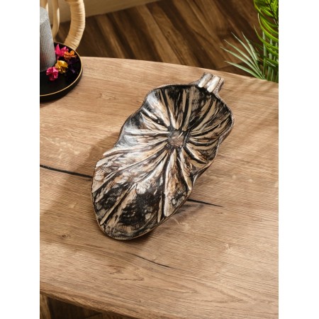 Dish "leaf" Jati tree, 35x18x6 cm-1