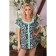 Female blouse, size 44, turquoise color