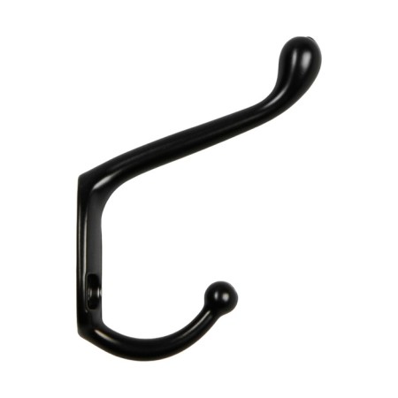 Hook furniture tundra TKD015, two -rod, black, 4 pcs TMP-2