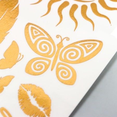 Golden Sun Tattoos 5.6x15 cm-2