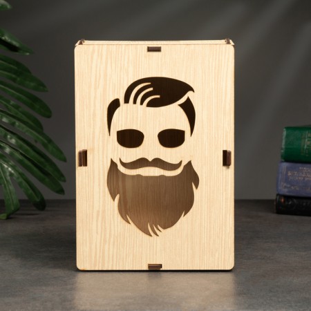 Self -Assembly box "bearded", 20 x 13.7 x 8 cm-1