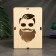 Self -Assembly box "bearded", 20 x 13.7 x 8 cm