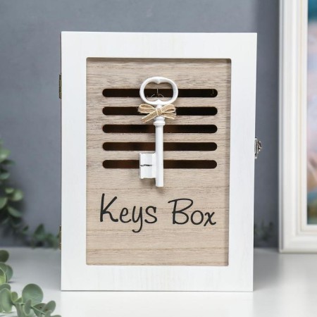 Keywood tree 6 hook "Key with braid" 26x19.5x5.3 cm