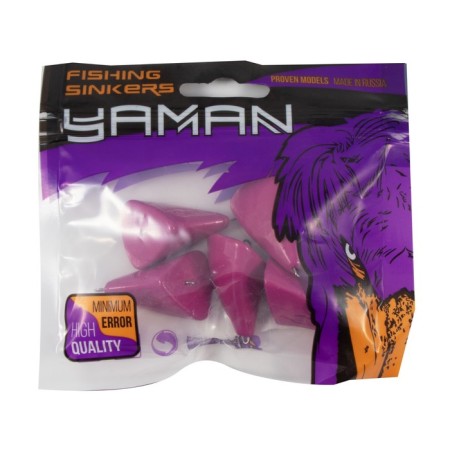 Cargo of a bullet exentric painted pissy Yaman 5 pcs., 60 g, purple-4