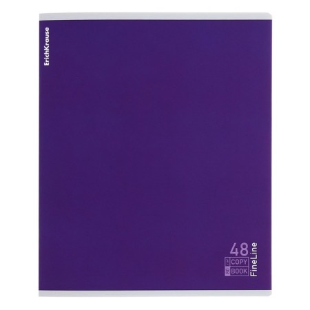 Notebook of 48 sheets in the Erichkrause "Fineline", Lamination Soft-Touch, OFSET BOCK 100%, mix-2