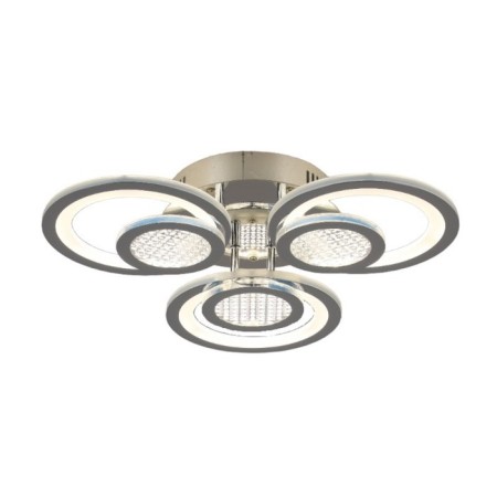 LED LED Economic Service 51267/3CR, 3XLED, 9x47x47 cm, chromium color