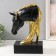 Souvenir Polystone Bust "Golden Guide of a Horse" 20x11.5x15 cm Mix