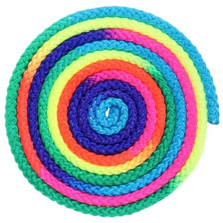 Crap for rhythmic gymnastics Grace Dance, 3 m, color Rainbow-2